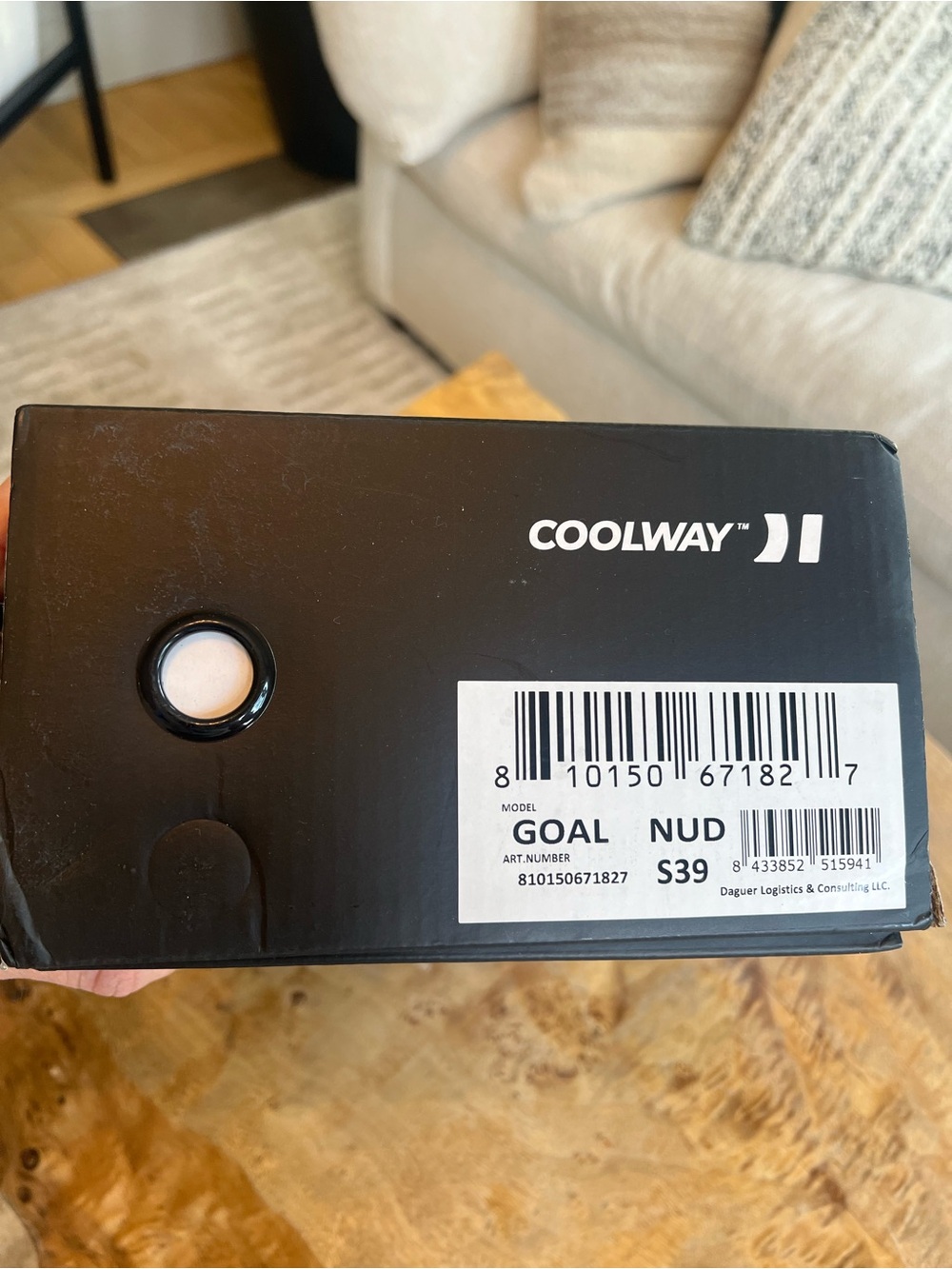 Coolway Goal Marshmallow Sneaker Pink and Red Stripe NWT Anthropologie  sz8 - Picture 4 of 5